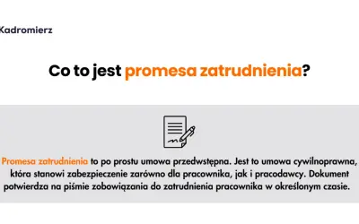 Promesa zatrudnienia: Co to jest i jak działa? Twój przewodnik