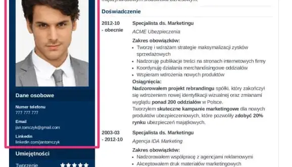 Nagłówek w CV: Jak napisać, by rekruter kliknął? Przykłady!
