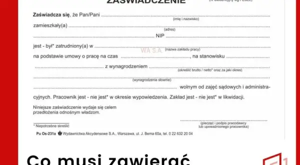 Zaświadczenie o zatrudnieniu: Kiedy i dlaczego go potrzebujesz?