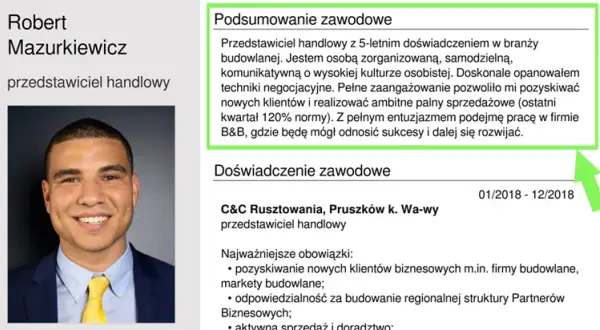 Jak napisać podsumowanie zawodowe do CV, by zachwycić rekrutera?