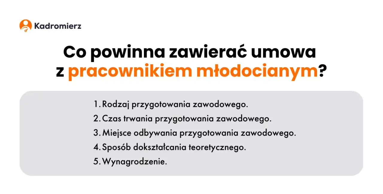 Prawa pracownika młodocianego
