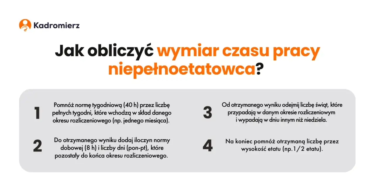 umowa o pracę pół etatu