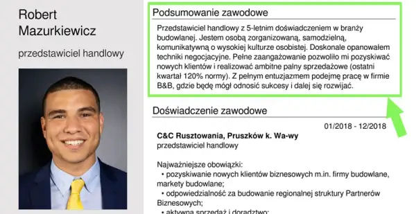 Jak napisać podsumowanie zawodowe do CV, by zachwycić rekrutera?